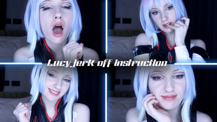 Poster for Manyvids Model - Lucy Cyberpunk) Jerk Off Instruction - Ellie Haze - Anime, Joi, Cosplay (Элли Хейз Джой)