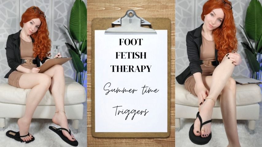 Poster for Manyvids Star - Flip Flop Foot Fetish Therapy - August 15, 2022 - Thetinyfeettreat - Feet, Soles, Flip Flops (Подошвы)