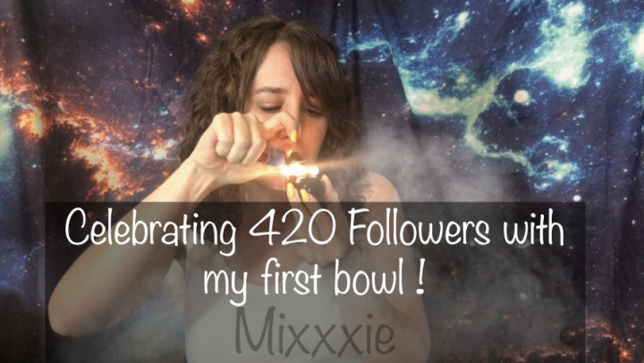 Poster for Manyvids Star - Mixxxie - 420 Followers Celebration - Thankful, Free (Спасибо)