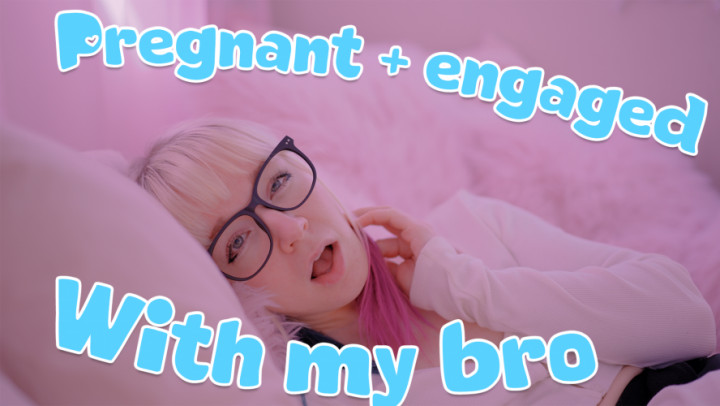 Poster for Bred And About To Be Married To Big Bro - Manyvids Model - Jolie Lyon - Taboo, Pregnant (Джоли Лион Табу)