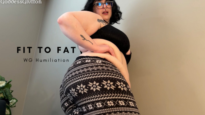 Poster for Fit To Fat To Fatter - Manyvids Girl - Goddessglutton - Gaining Weight, Bbw Female Domination, Bbw