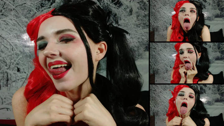 Poster for Harley Ahegao Quinn Cosplay - Feb 5, 2020 - Lil Cosplay Slut - Manyvids Model - Beautiful Agony, Kink, Lip Fetish (Лил Косплей Шлюха Прекрасная Агония)