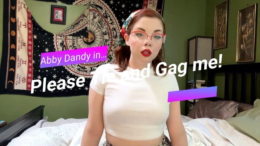 Poster for Dandyindistress - Manyvids Girl - Please Tie And Gag Me - Selfbondage, Gagtalk (Самостоятельное Бондаж)