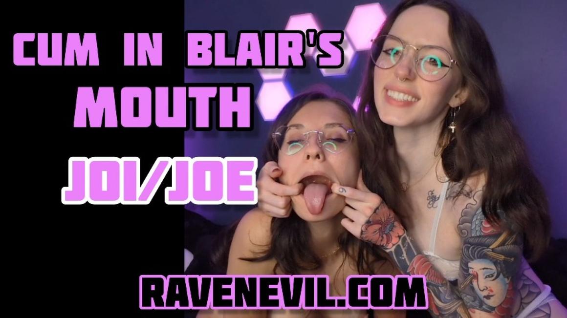 Poster for Manyvids Star - Cum In Blair'S Mouth - Joi/Joe - Ravenndick - Ahegao, Begging For Cum (Умоляя О Сперме)