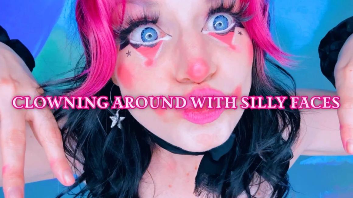 Poster for Manyvids Star - Starry Yume - Clowning Around With Silly Faces - Sfw, Silly Faces, Laughing (Звездная Юмэ Смех)