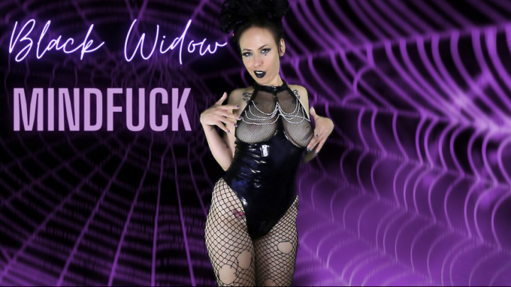 Poster for Kendallolsen - Manyvids Model - Black Widow Mindfuck - October 14, 2021 - Mesmerize, Mental Domination, Mind Fuck (Трахать Мозги)