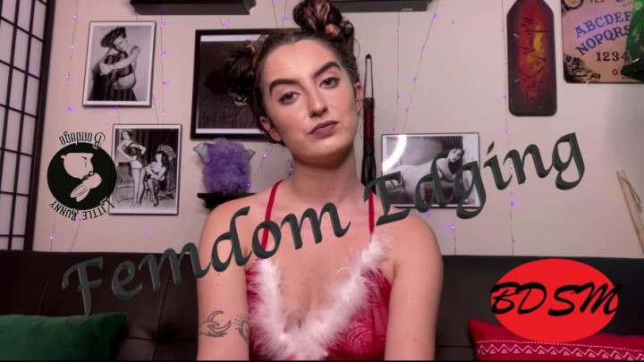 Poster for Littlebunnyb - Holiday Femdom Edging - December 23, 2021 - Manyvids Model - Edging Games, Femdom (Фемдом)