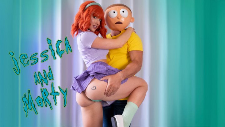 Poster for Scarlet Chase - Scarlet Chase Morty Finally Gives Jessica His Pickle - Manyvids Girl - Parody, Cosplay, Redhead (Скарлет Чейз Рыжая)