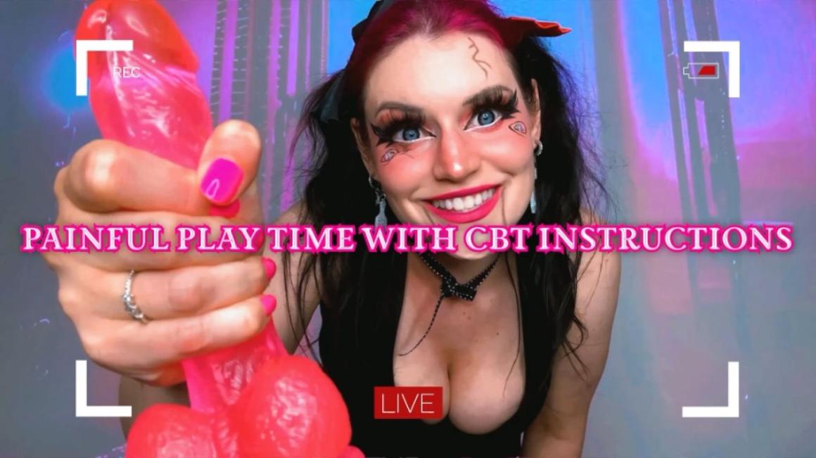 Poster for Painful Play Time With Cbt Instructions - Starry Yume - Manyvids Model - Sfw, Femdom Pov (Звездная Юмэ Фемдом Pov)