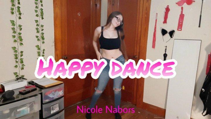 Poster for Manyvids Star - Happy Dance - Nicole Nabors - Nudity/Naked, Big Tits, Dancing (Николь Нейборс Нагота/Обнажённый)