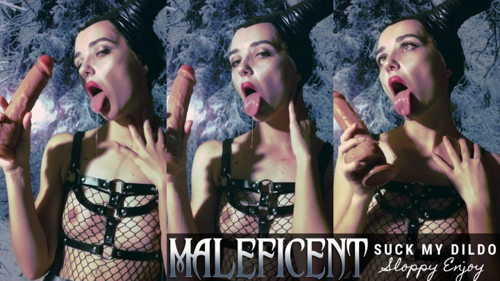 Poster for Maleficent Cosplay:  Suck My Dildo - Oct 19, 2019 - Manyvids Girl - Lil Cosplay Slut - Blow Jobs, Dildo Sucking (Лил Косплей Шлюха Минет)