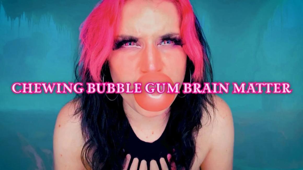 Poster for Manyvids Star - Chewing Bubble Gum Brain Matter - Starry Yume - Blowing Bubbles, Mouth Fetish (Звездная Юмэ Фетиш Рта)