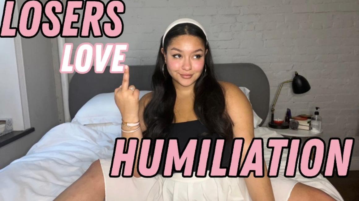 Poster for Manyvids Star - Losers Love Humiliation - August 16, 2023 - Queenvixoxo - Brat Girls, Verbal Humiliation (Грубиянки)