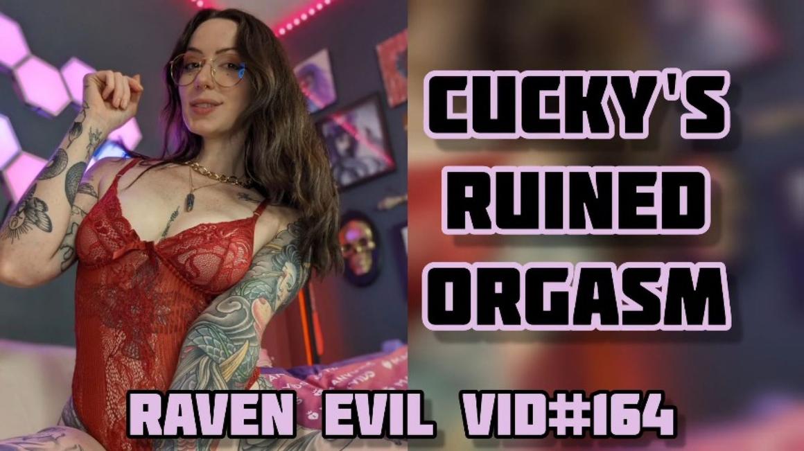 Poster for Cucky'S Ruined Orgasm - Custom Joi - Ravenndick - Manyvids Girl - Cuckolding, Joi, Mind Fuck (Джой)