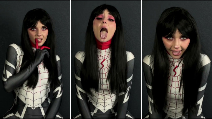 Poster for Lil Cosplay Slut - Cindy Moon Silk) Cosplay - Ahegao - Sep 5, 2022 - Manyvids Star - Silly Faces, Eye Crossing, Cosplay (Лил Косплей Шлюха Пересечение Глаз)