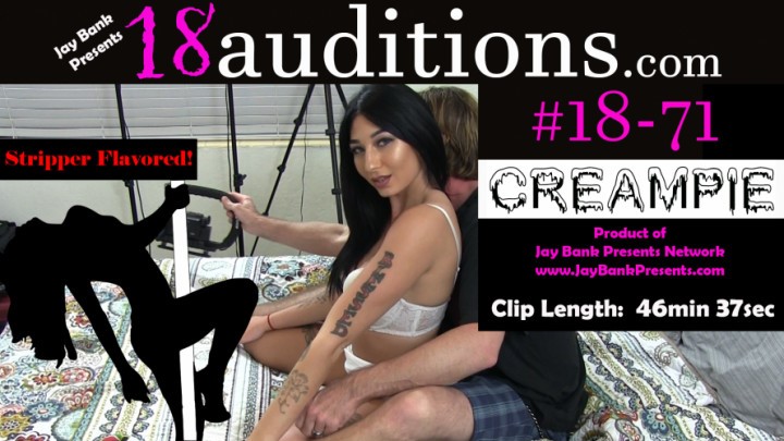 Poster for Jay Bank Presents 18 71 21Yo Stripper Creampie Smashfest - Jay Bank Presents - Manyvids Star - Strippers, Auditions, Big Boobs (Джей Бэнк Представляет Прослушивания)