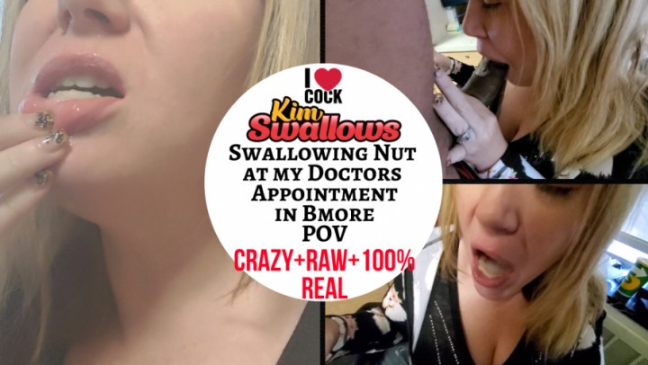 Poster for Manyvids Girl - Kimswallows - Kimswallows Swallowing Nut Doctors Appointment Pov - Throat Fucking, Cum Swallowers, Interracial (Межрасовый)