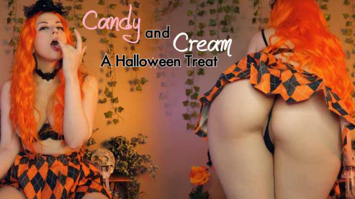 Poster for Ellie Idol - Candy And Cream: A Halloween Treat - October 23, 2022 - Manyvids Star - Halloween, Cum Countdown (Элли Айдол Обратный Отсчёт)