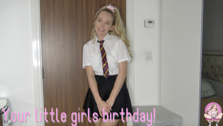 Poster for Manyvids Star - Your Little Girls Birthday - January 23, 2020 - Brea Rose - Daddy Roleplay, Older Man / Younger Women, Daddys Girl (Розовое Поле Пожилой Мужчина / Молодые Женщины)