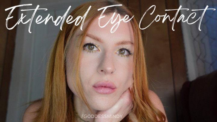 Poster for Manyvids Girl - Extended Eye Contact 10 Minutes - Miss Mindy - Femaledomination, Femdom, Sensualdomination (Мисс Минди)