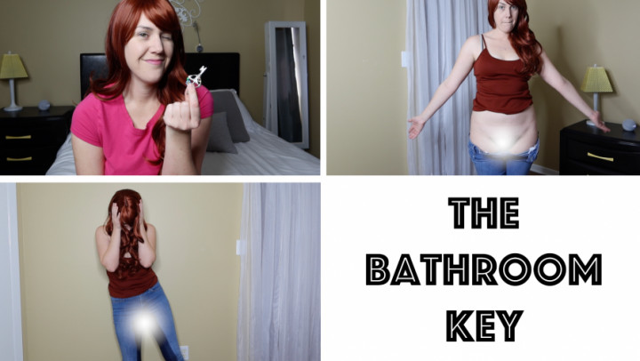 Poster for Ivystarshyne - Manyvids Star - The Bathroom Key - Apr 22, 2023 - Jeans/Pants Wetting, Submissive Sluts, Female Desperation (Покорные Шлюхи)