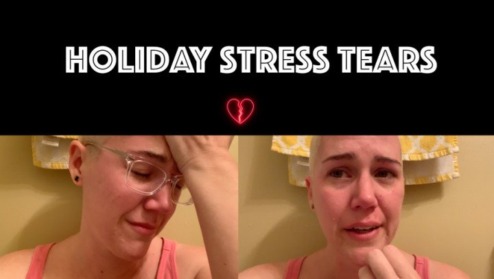 Poster for Holiday Stress Tears - Dec 27, 2022 - Manyvids Star - Ivystarshyne - Christmas, Holiday, Crying (Плачет)