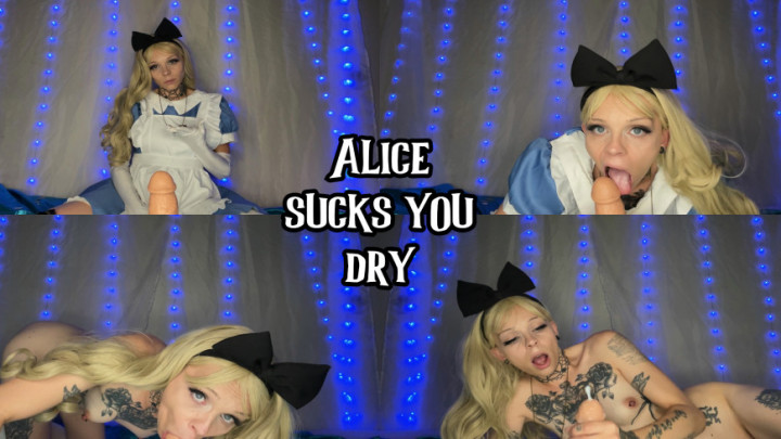 Poster for Alice Sucks You Dry - Tetra69 - Manyvids Star - Cosplay, Pov, Povblowjob (Тетра69)