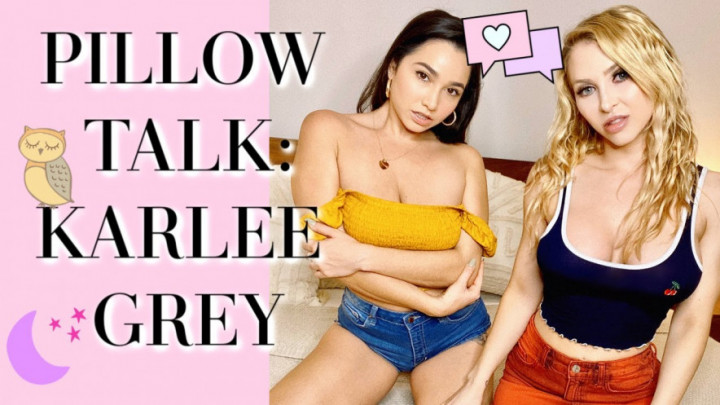 Poster for Manyvids Girl - Pillow Talk: Karlee Grey - Alix Lynx - Brunette, Pornstars, Sfw (Аликс Линкс)